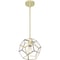 Quoizel Kinslee 1-Light Polished Brass Mini Pendant QPP5593B - alternate 5